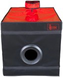 Secret Dome La Niche Black&Red - kabina do gier z oświetleniem LED 85x60x60 cm