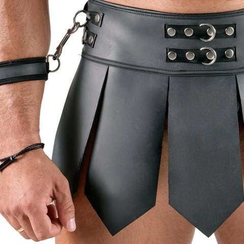 Svenjoyment Bondage Zestaw Gladiatora 2XL - Spodniczka i Uprząż Czarna