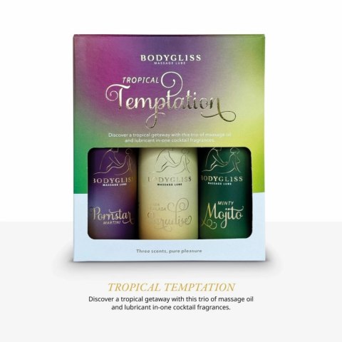 BodyGliss Travel Edition 3x50ml Zestaw Lubrykantow Tropikalnych