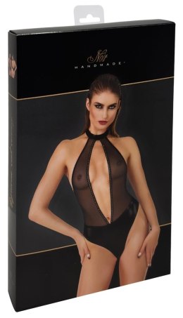 Noir Handmade Body XL z Kryształkami i Efektem Wetlook, Czarny