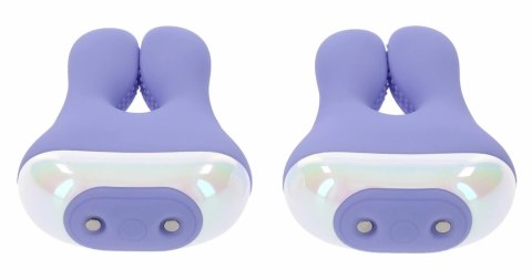 Playboy Pleasure In A Pinch - Wibrujące zaciski silikonowe z pilotem