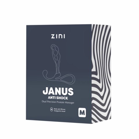 ZINI JANUS Anti Shock M Czarny - anatomiczny stymulator dla mężczyzn
