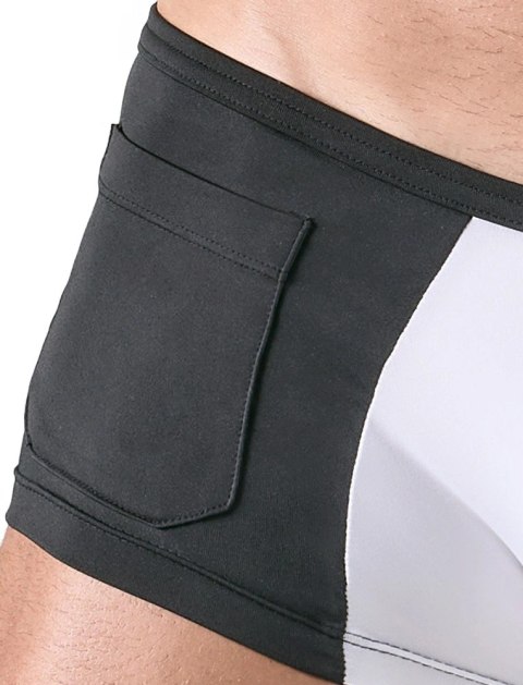 Svenjoyment Pants Waiter M - Stylowe spodnie kelnerskie czarno-białe, elastyczne