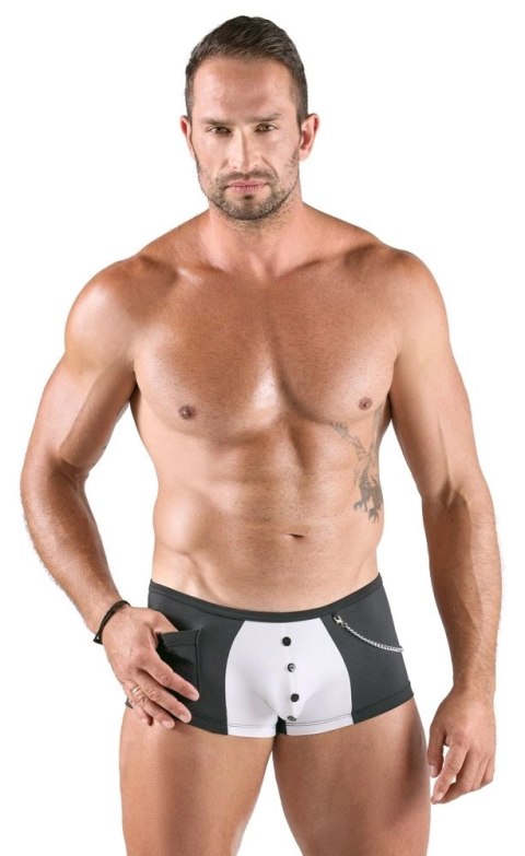 Svenjoyment Spodnie Kelnerskie 2XL Czarnobiały Styl Serwisowy