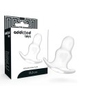 Addicted Toys Rozszerzacz Tunelowy TPE 13,5 cm Przezroczysty Anatomiczny