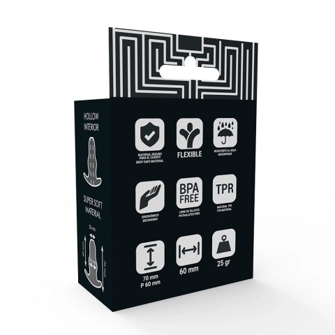 Addicted Toys tunel intymny TPE 7 cm, przezroczysty, wodoodporny