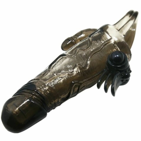 Baile Brave Man - Czarna nakładka z podwojnym systemem wibracyjnym, 16,5 cm