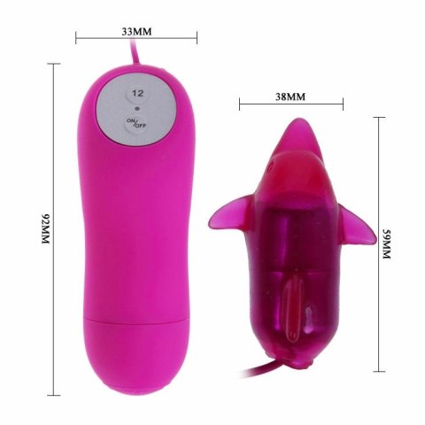 Baile Cute Secret Dolphin 12V - Kompaktowy model liliowy, wodoodporny