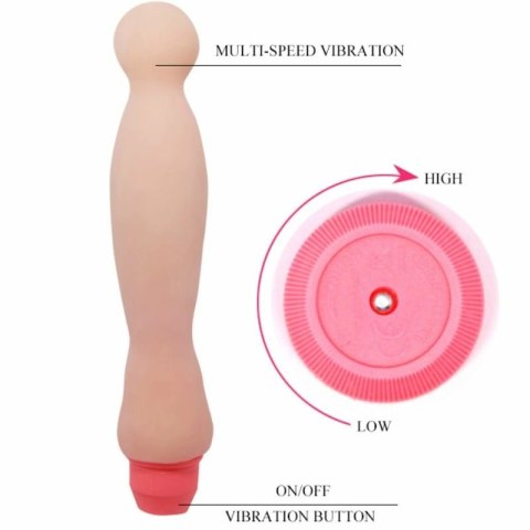 Baile Flexi Vibe 22 cm - elastyczny model z systemem kręgosłupa