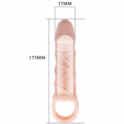 Baile Sleeve Extension z paskiem, anatomiczny model TPR 13,5 cm, naturalny