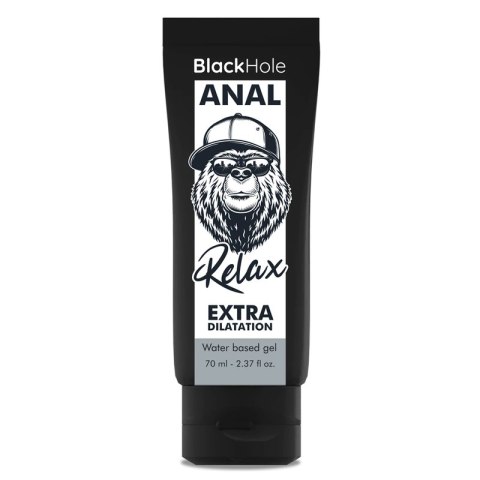 Black Hole żel relaksujący na bazie wody 70ml - bezbarwny, bezzapachowy