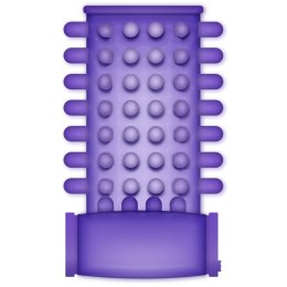 CASUAL LOVE Pierścień Wibrujący Fioletowy - Elastyczny Model z Wypustkami