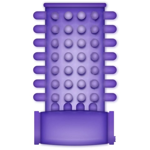 CASUAL LOVE Pierścień Wibrujący Fioletowy - Elastyczny Model z Wypustkami