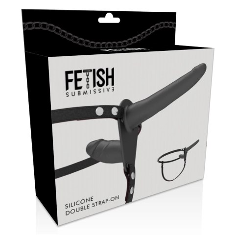 Fetish Submissive Harness system z podwojną funkcją, czarny, uniwersalny