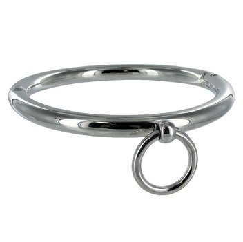 Metal Hard naszyjnik stalowy z pierścieniem O-Ring 18 cm chrom