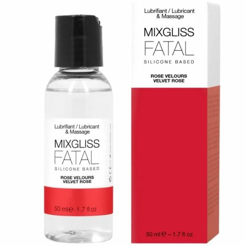 Mixgliss Fatal Roses silikonowy żel intymny 50 ml zapach roży
