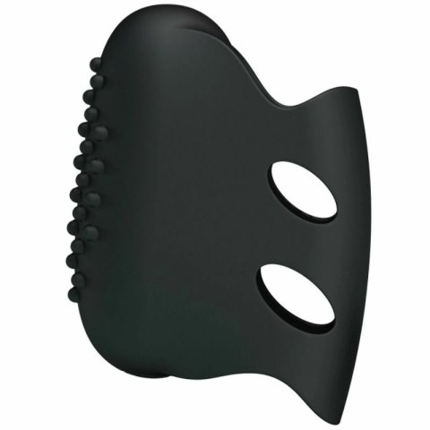 Pretty Love Flirtatious Steward naparstek wibrujący czarny silikonowy