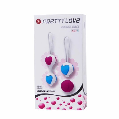 Pretty Love Hegel Ball Zestaw Kul do Ćwiczeń Mięśni - 30/40g, Silikon