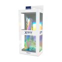 XRAY Model Clear żelowy 18,5 cm transparentny z kulkami, przyssawka