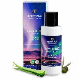 Secret Play Hybrydowy Lubrykant Organiczny 100 ml, aloes i oliwka