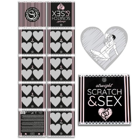 Secret Play Scratch & Fun Gra dla Par Heteroseksualnych 7 dni ES/EN/FR/PT/DE
