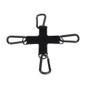 Doc Johnson Tactical Hogtie System Black - silikonowy regulator położenia