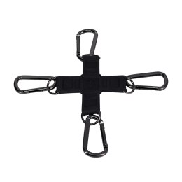 Doc Johnson Tactical Hogtie System Black - silikonowy regulator położenia