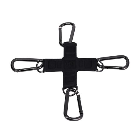 Doc Johnson Tactical Hogtie System Black - silikonowy regulator położenia