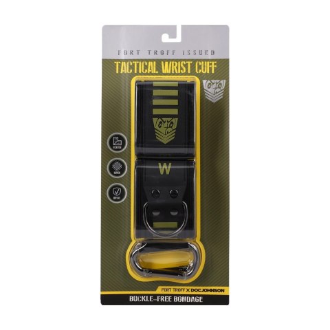 Doc Johnson Tactical opaski nadgarstkowe czarno-zielone regulowane