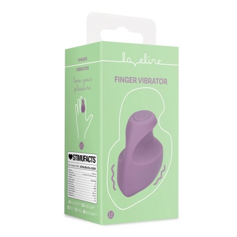 Loveline Finger Vibrator Mystic Purple - kompaktowy model silikonowy