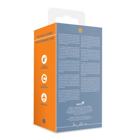 Loveline The Thrill 10-trybowa maszyna intymna silikonowa niebieska