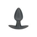 OUCH! Smooth Silicone Plug Small 2.6cm Gunmetal - kompaktowy model