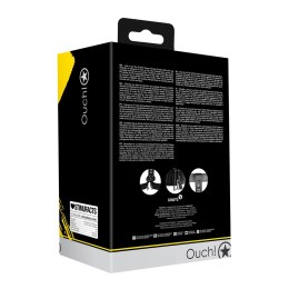 OUCH! Xtreme pas intymny damski z pasami na uda czarny PU Leather