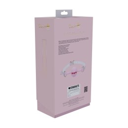 Ouch! Paris Collection Rożowy silikonowy pasujący knebel z otworami