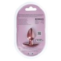 Ouch! Smooth Silicone Plug Small 6,5 cm Rose Gold - silikonowa klasyka