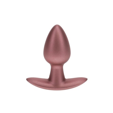 Ouch! Smooth Silicone Plug Small 6,5 cm Rose Gold - silikonowa klasyka