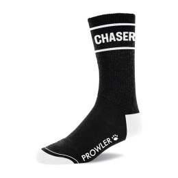 Prowler Red Chaser Socks czarne skarpety z białym wzorem, uniwersalne