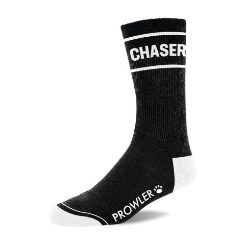 Prowler Red Chaser Socks czarne skarpety z białym wzorem, uniwersalne