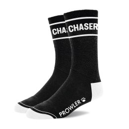 Prowler Red Chaser Socks czarne skarpety z białym wzorem, uniwersalne