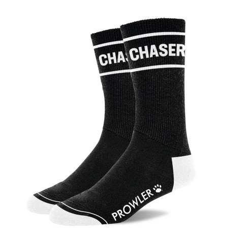 Prowler Red Chaser Socks czarne skarpety z białym wzorem, uniwersalne