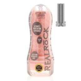 RealRock Easy Rider Transparentny - kompaktowa maszyna intymna TPE