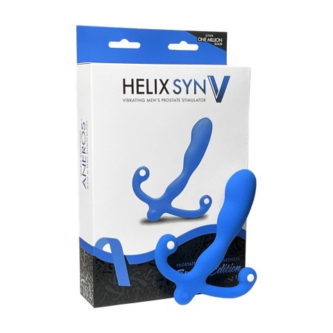 Aneros Helix Syn V Blue - zaawansowany model z wibracją, USB 12,7 cm