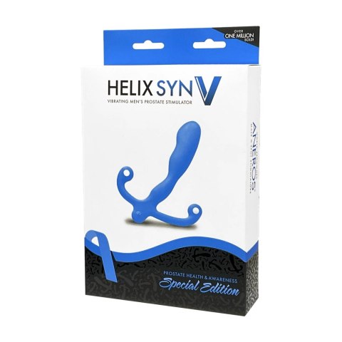 Aneros Helix Syn V Blue - zaawansowany model z wibracją, USB 12,7 cm