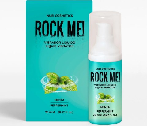 Nuei ROCK ME! Liquid Vibrator Żel stymulujący miętowy 20 ml