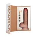 RealRock Prosty Model Wibrujący z Przyssawką 23 cm Flesh