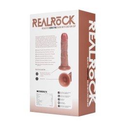RealRock Shots Model Wibrujący Zakrzywiony 15,5 cm Tan Elastyczny