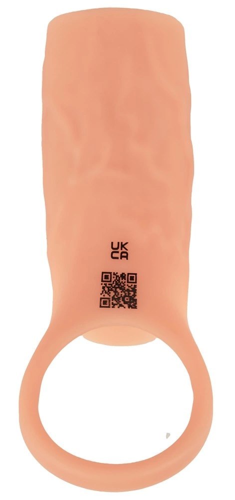 Realistixxx Real Sleeve Open silikonowy rękaw z wibracją 10 trybow 14 cm