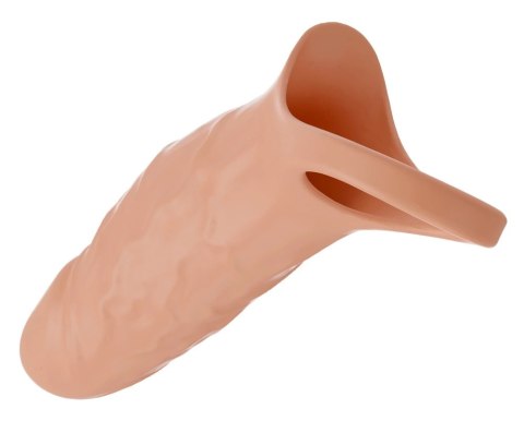 Realistixxx RealSleeve Close - silikonowa nakładka z wibracjami 18 cm