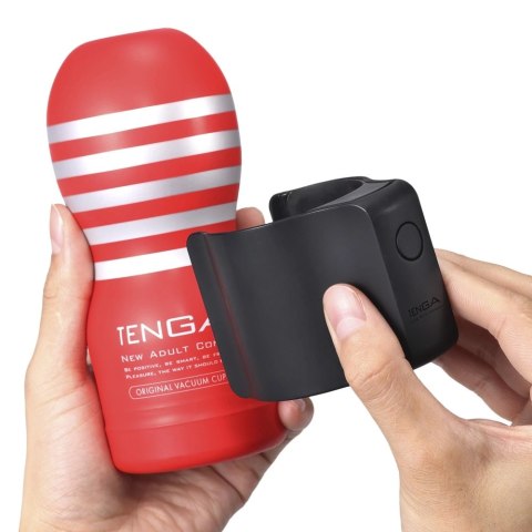 Tenga Cup Vibrator Limited Set - zestaw z nasadką wibracyjną i dwoma kubkami