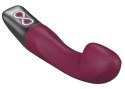 Titanz Vibrator Rubine Red - silikonowy model ładowany USB, 19,5 cm
